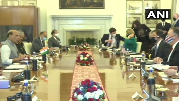 दिल्लीः भारत-अमेरिका के बीच 2+2 मंत्रीस्तरीय बैठक जारी, माइक पोम्पिओ ने चीन को लेकर कही बड़ी बात