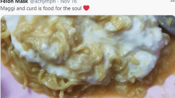क्यों वायरल हो रही है महिला की दही के साथ मैगी खाते हुए तस्वीर, आ रहे ये सब कमेंट