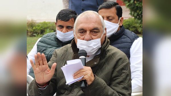 किसानों पर ठंड में वाटर कैनन चलाए जाने पर बोले पूर्व सीएम हुड्डा- इतना अत्याचार, क्यों डरी हुई है बीजेपी जेजेपी सरकार