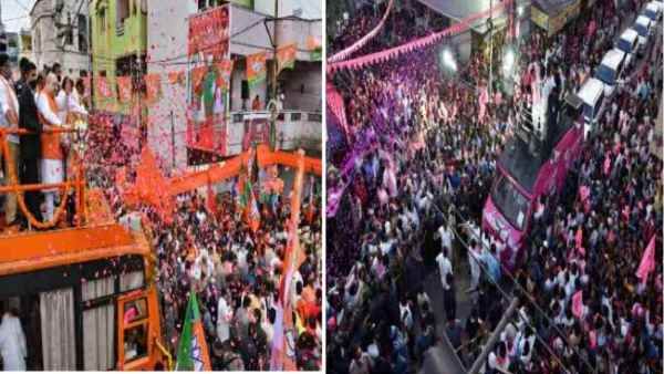 Hyderabad election:भाजपा का 'भाग्य' चमका, क्या बदलेगा तेलंगाना का अगला निजाम ?