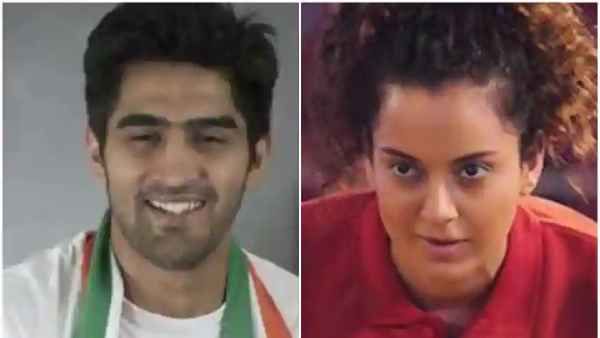 कंगना और दिलजीत की लड़ाई के रिंग में कूदे बॉक्‍सर विजेंदर सिंह,बोले- गलत पंगा ले लिया बहन