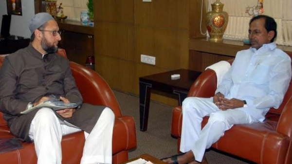 हैदराबाद नगर निगम चुनाव: केसीआर अब ओवैसी की AIMIM के सहारे