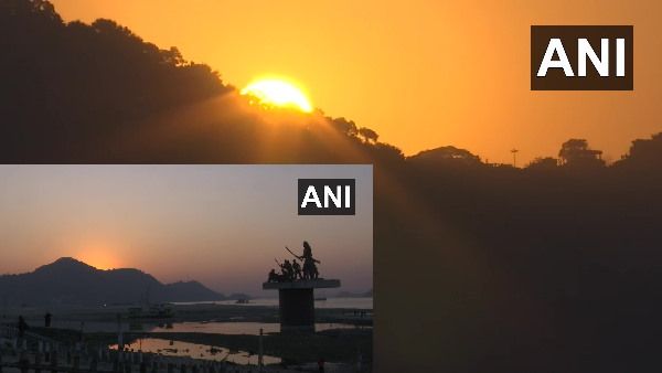 Last sunset of 2020: साल के आखिरी सूर्यास्त की तस्वीरें सोशल मीडिया पर वायरल