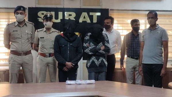 गुजरात में पकड़ी 35.34 लाख की मेफेड्रेन ड्रग और गांजे की खेप, घर छिपाकर रखते थे तस्कर