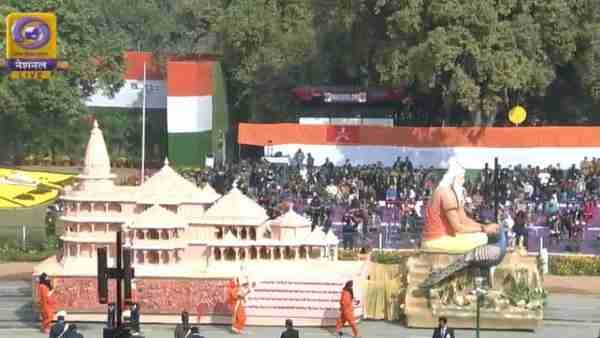 Republic Day 2021: राजपथ पर परेड में दिखी 'राम मंदिर' की झलक, देखें तस्वीरें