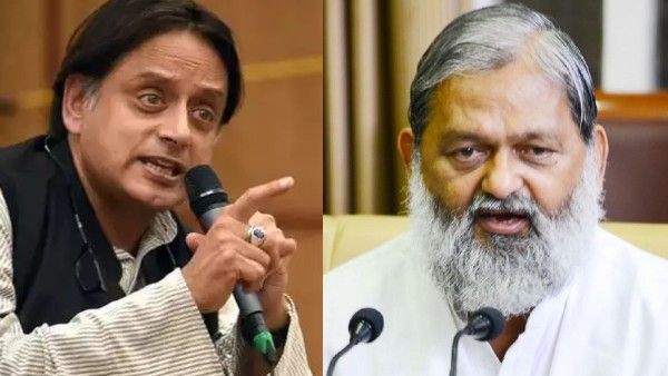 अनिल विज पर शशि थरूर का पलटवार, कहा- आपका ट्वीट लोकतंत्र के लिए 'टूलकिट' से भी ज्यादा घातक