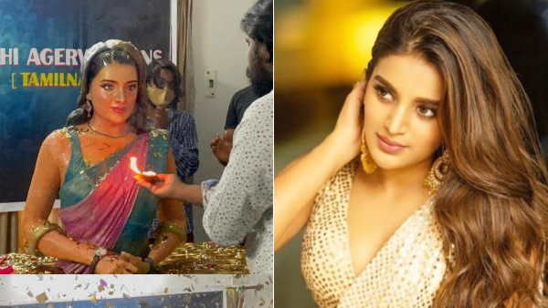 फैंस ने बनवाया अभिनेत्री निधि अग्रवाल का मंदिर, वेलेंटाइन डे पर अपनी पूजा होते देख एक्ट्रेस ने कही ये बात