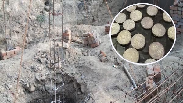 Unnao: मकान की खुदाई में मिला 'खजाना', देखने उमड़ा गांव