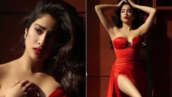जाह्नवी कपूर ने लाल ड्रेस में शेयर की ऐसी-ऐसी बोल्ड तस्वीरें, फैंस बोले- ये रूप तो पहली बार देखा