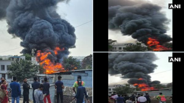 पुणे: बिबवेवाडी स्थित गोदाम से उठी आग की ऊंची-ऊंची लपटें, मौके पर दमकल की 6 गाड़ियां मौजूद