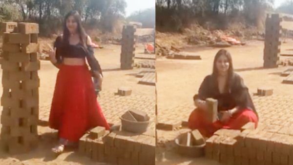 Viral Video: बिग बॉस के बाद ईंट उठाती नजर आईं अर्शी खान, जानिए इस मजबूरी का सच