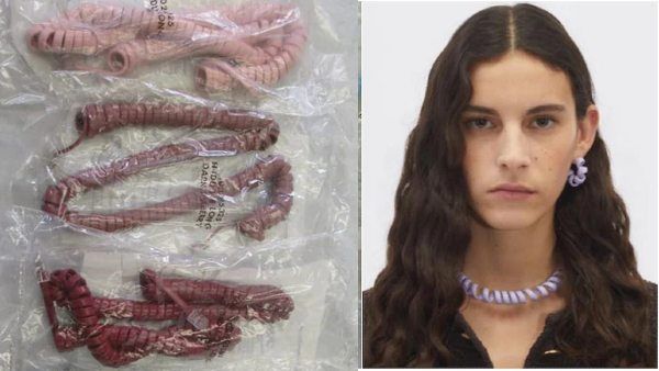 ऑनलाइन शॉपिंग में नया कमाल, लॉन्च किया टेलीफोन के तार जैसा नेकलेस, कीमत रखी लाख में