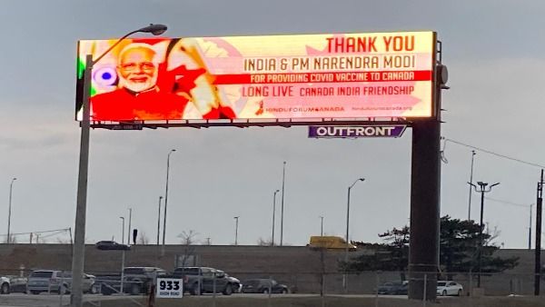 कनाडा के ग्रेटर टोरंटो में लगे पीएम मोदी के होर्डिंग, जानें क्या है वजह