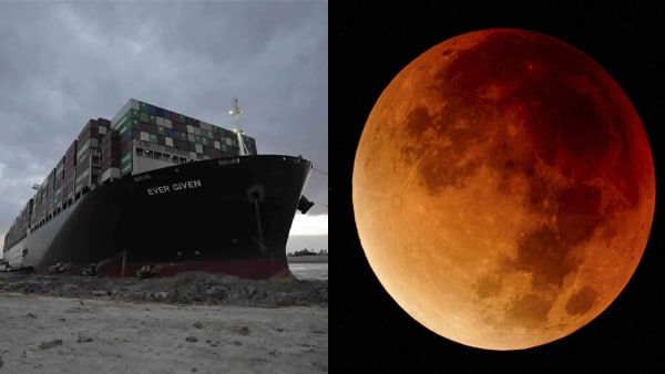 Suez Canal Video: ‘चंद्रमा के चमत्कार’ से स्वेज नहर में फंसा विशालकाय जहाज निकला, भारतीय क्रू होंगे गिरफ्तार?