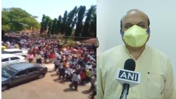 कर्नाटक: लॉकडाउन में घोड़े के अंतिम संस्कार में भारी भीड़ हुई जमा, गृह मंत्री ने दिए कार्रवाई के आदेश