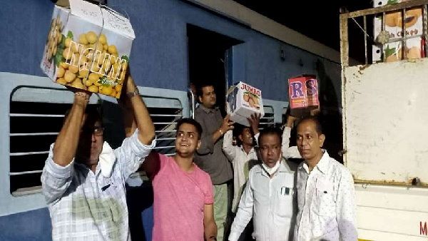 गुजरात से चीकू देशभर में भिजवाने के लिए चली 100वीं 'किसान स्पेशल' रेल, 16 साल से बंद रूट भी शुरू हुआ