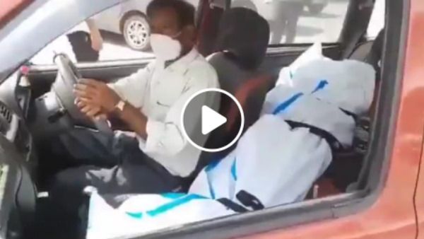 Kota Video : एम्बुलेंस वालों ने 35 हजार रुपए मांगे तो कार में सीट बैल्ट से बांधकर बेटी का शव ले गए पिता