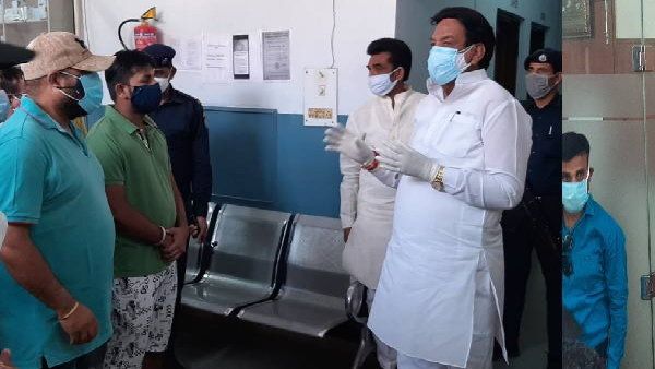 बिजली मंत्री रणजीत सिंह ने कोविड हॉस्पिटलों में पहुंचकर ली स्वास्थ्य सुविधाओं की जानकारी