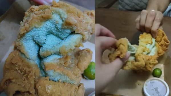 VIDEO: ऑनलाइन ऑर्डर किया था चिकन, खाने के लिए काटने लगे तो निकला 'फ्राइड तौलिया'