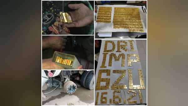 8 घंटे की कड़ी मशक्कत के बाद DRI अधिकारियों ने निकाला वाहन में छिपाया गया 43kg सोना