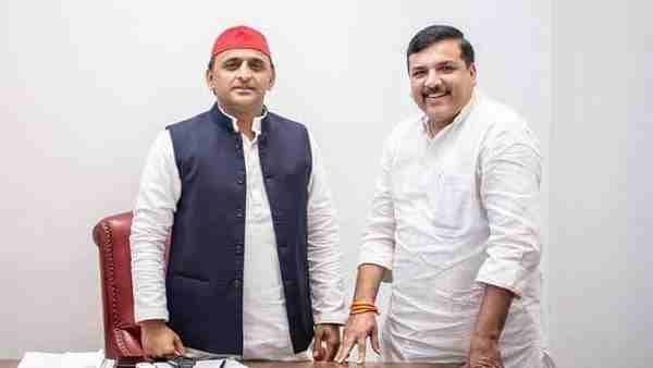 अखिलेश यादव से मिलने सपा कार्यालय पहुंचे AAP सांसद संजय सिंह, मुलाकात के पीछे बताई ये वजह