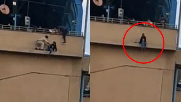 VIDEO: मेट्रो स्टेशन से कूदने ही वाली थी लड़की, तभी फिल्मी स्टाइल में पुलिसकर्मी ने बचाई जान