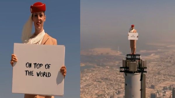 बुर्ज खलीफा के टॉप से सांसें थाम देने वाला ऐड, काफी रोमांच से भरी है मेकिंग, देखें वीडियो