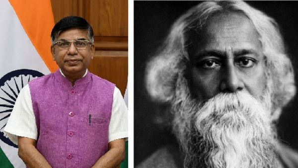 बोले केंद्रीय मंत्री डॉ सुभाष सरकार -'काले थे रवींद्रनाथ टैगोर..', भड़की TMC, मचा बवाल