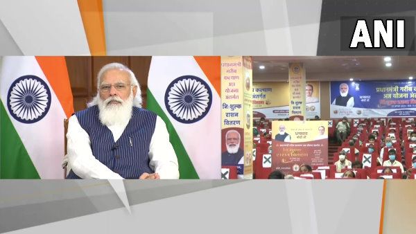 PM मोदी ने प्रधानमंत्री गरीब कल्याण अन्न योजना के लाभार्थियों से संवाद किया, मप्र बाढ़ पर जताई चिंता