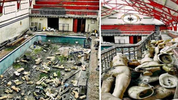 VIDEO: 145 साल से बंद पड़ा था स्वीमिंग पूल, खोलते ही मिली रहस्यमयी चीजें, बिना सिर के थे सैकड़ों पुतले