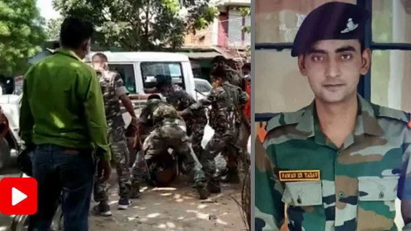 झारखंड में पुलिसकर्मियों ने फौजी को बीच बाजार लाठी-डंडों से पीटा, वीडियो वायरल, 3 सस्पेंड