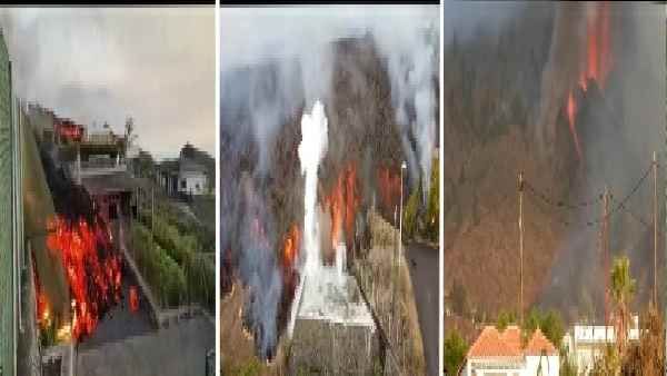 Volcano: स्पेन में कैसे घरों में घुस रहा है ज्वालामुखी का लावा, रोंगटे खड़े कर रहे हैं ये Viral Video