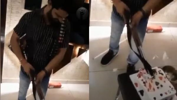 300 करोड़ के मालिक ड्रग्स तस्कर ने एमपी पुलिस की राइफल से काटा बर्थडे केक, वीडियो वायरल