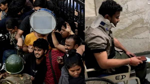 JNU में हिंसा: दिल्ली के विश्वविद्यालय में एबीवीपी-वामपंथी छात्रों की झड़प, दर्जनों घायल, हुईं FIR