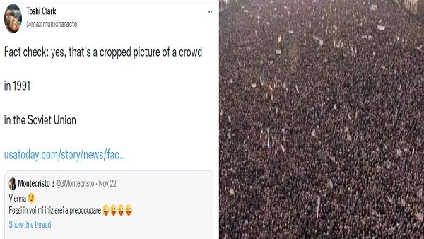 Fact Check: 30 साल पुरानी फोटो सोशल मीडिया पर शेयर कर लोग कह रहे हैं, ये है- लॉकडाउन के खिलाफ गुस्सा