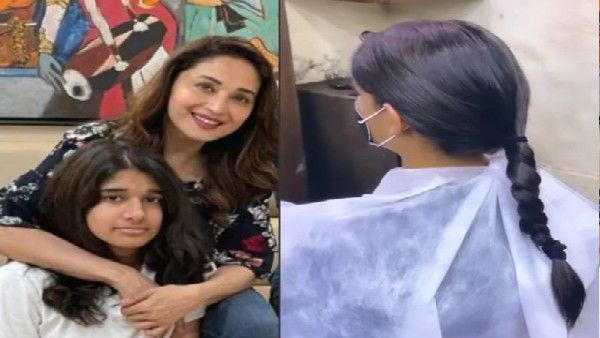 Video: माधुरी ने शेयर किया बेटे के बाल कटवाने का वीडियो, इस खास काम के लिए बढ़ाई थी चोटी