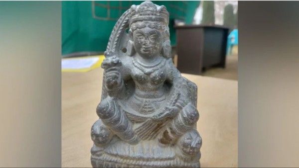 जम्मू-कश्मीर में मिली मां दुर्गा की 1,300 साल पुरानी मूर्ति