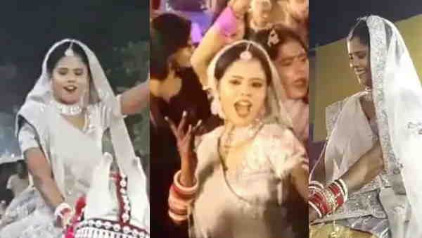 दूल्हे को लेने घोड़ी पर बारात लेकर निकली एयर होस्टेस दुल्हनिया, बारातियों ने सीटी बजाकर किया जोरदार डांस