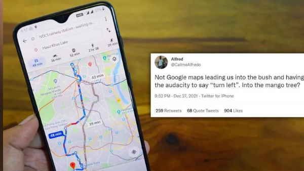 फिर Google Map ने किया 'कांड', जंगल में रास्ता भटके शख्स को पेड़ पर दिया चढ़ा!
