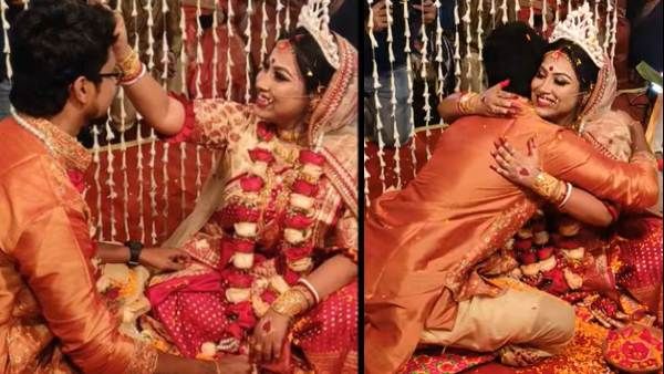 अनोखी शादी का VIDEO वायरल, लड़की ने दूल्हे के माथे पर लगाया सिंदूर, नहीं हुई कन्यादान की रस्म