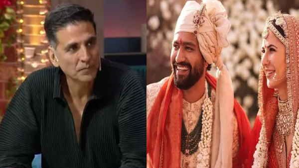 The Kapil Sharma Show: अक्षय कुमार ने कैटरीना- विक्‍की की शादी का बनाया मजाक, देखें वीडियो