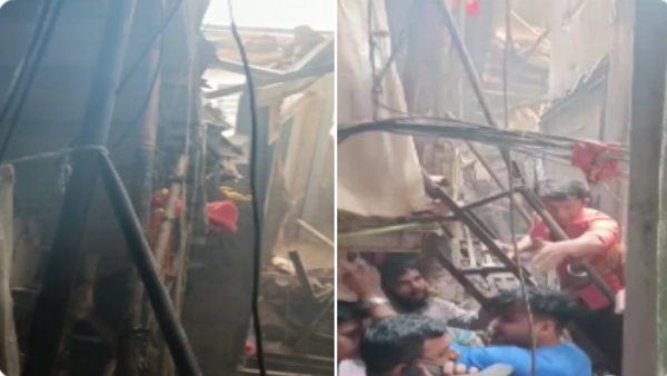 मुंबई के बांद्रा में 5 मंजिला इमारत गिरी, सात लोग घायल