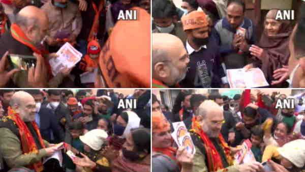 यूपी चुनाव 2022: कैराना में केंद्रीय गृहमंत्री अमित शाह ने किया डोर-टू-डोर कैंपेन