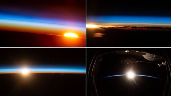 नए साल पर अंतरिक्ष यात्रियों ने देखा 16 सूर्योदय, इंटरनेशनल स्पेस स्टेशन ने जारी की तस्वीरें