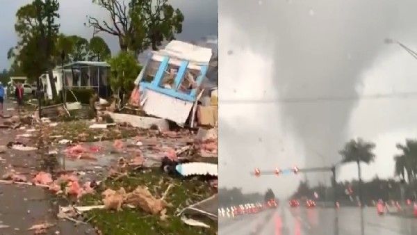 अमेरिका में महाशक्तिशाली तूफान ने मचाई भयानक तबाही, घरों तक को उड़ा ले गया साथ, Video