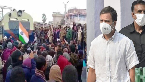 रेलवे भर्ती बवाल पर राहुल गांधी बोले- मैं आपके साथ हूं और रहूंगा, लेकिन...