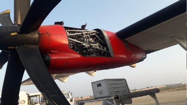 मुंबई: एलायंस एयर की बड़ी लापरवाही, टेक ऑफ के दौरान रनवे पर गिरा फ्लाइट का इंजन कवर