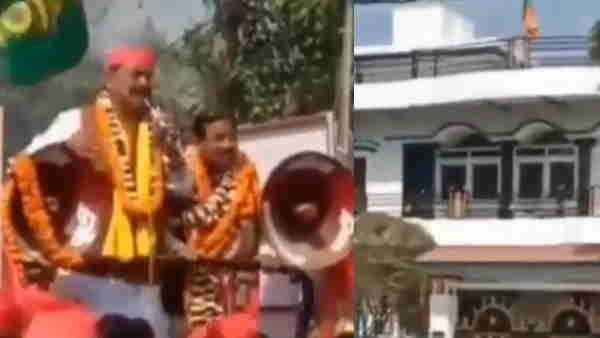 पैतृक आवास पर BJP का झंडा देख सपा प्रत्याशी नारद राय को लगा झटका, रोते-रोते हुए बेहोश