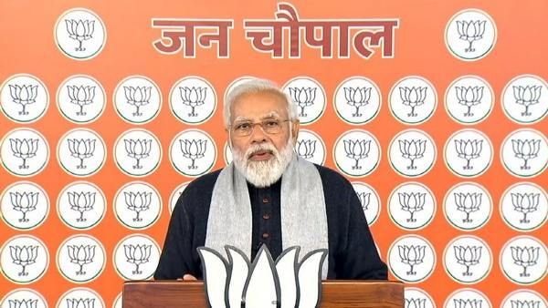 बीजेपी 'जन-चौपाल': पीएम मोदी का दावा- गन्ना किसानों को योगी सरकार ने किया 1.5 लाख करोड़ का भुगतान