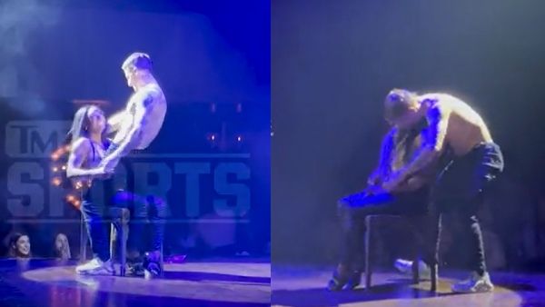 VIDEO: शर्टलेस शख्स के साथ फेमस महिला खिलाड़ी ने किया इंटीमेट लैप डांस, देखकर शर्मा गए फैन्स